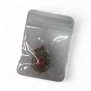 Vintage 1960s Sarah Coventry Pink Cameo Pendant